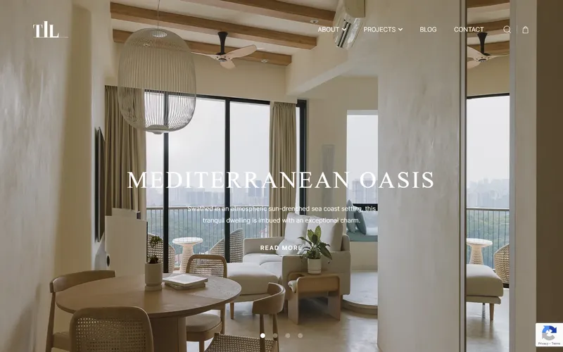 The Interior Lab homepage screenshot