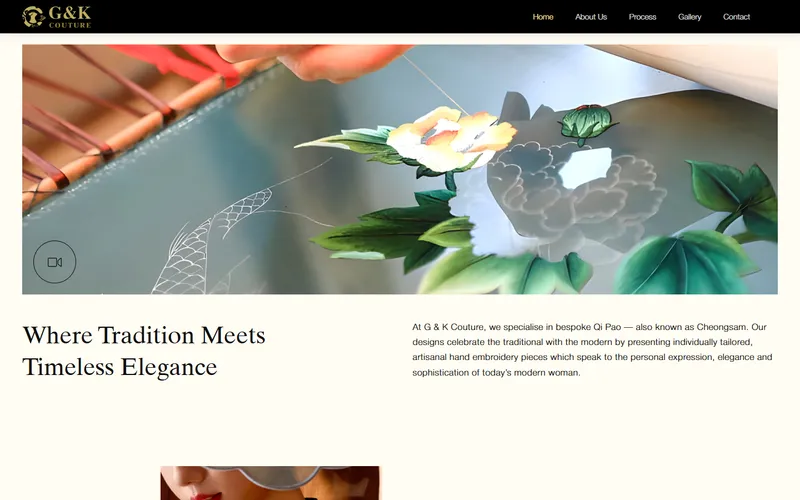 G & K Couture homepage