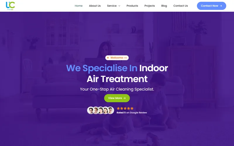 UC Fresh Air homepage