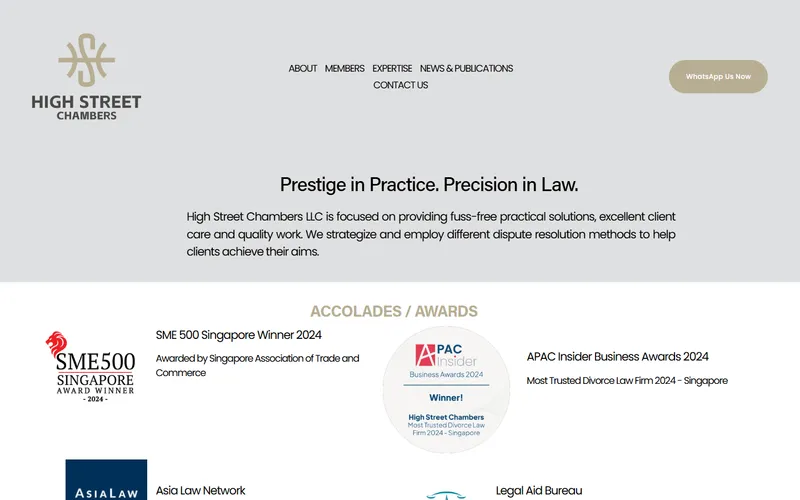 High Street Chambers homepage