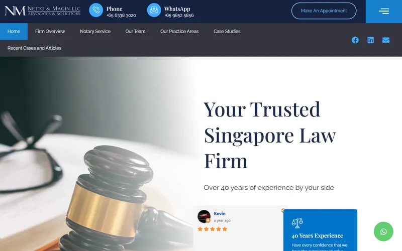 Netto and Magin LLC homepage